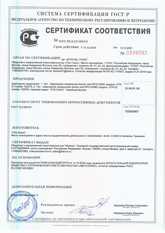 Сертификаты  Сертификаты